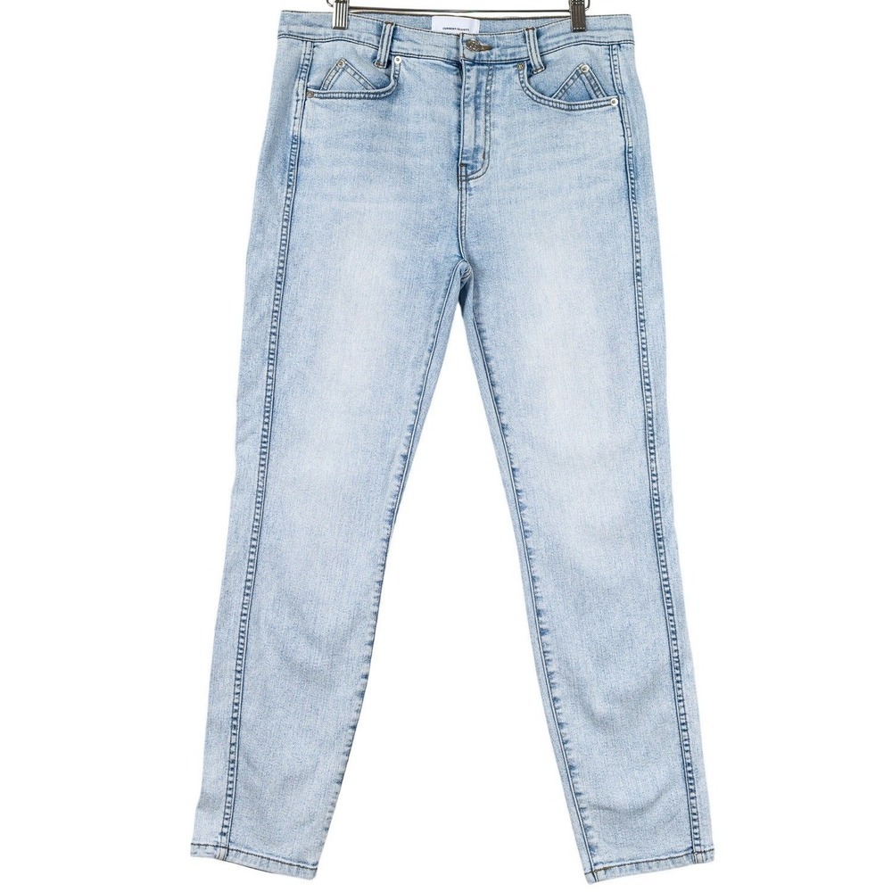CURRENT ELLIOTT Jeans Womens Size 32 Light Wash High Rise Skinny Fit Denim
